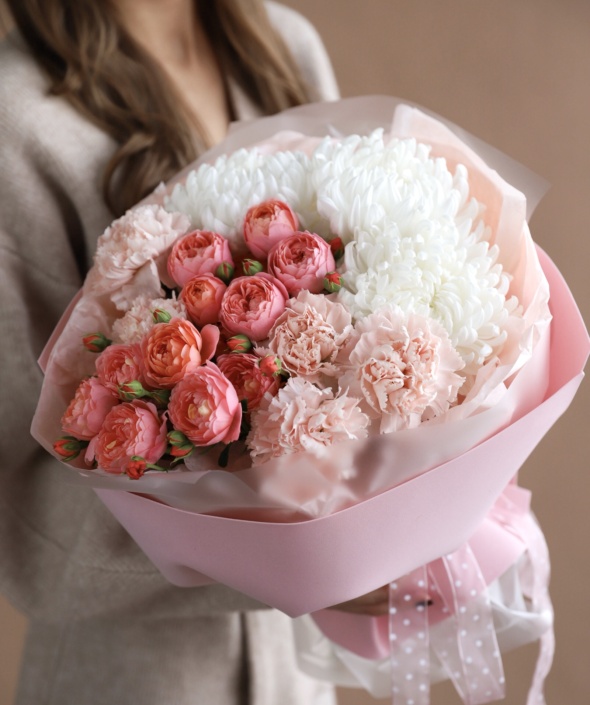 Букет нежный сборный №1544