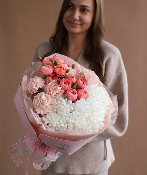 Букет нежный сборный №1544