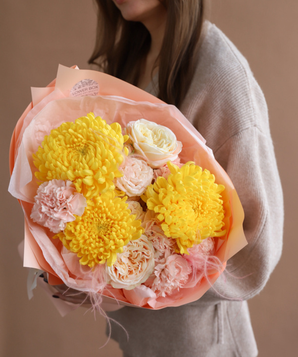 Букет яркий сборный №1669 Букет яркий сборный №1669