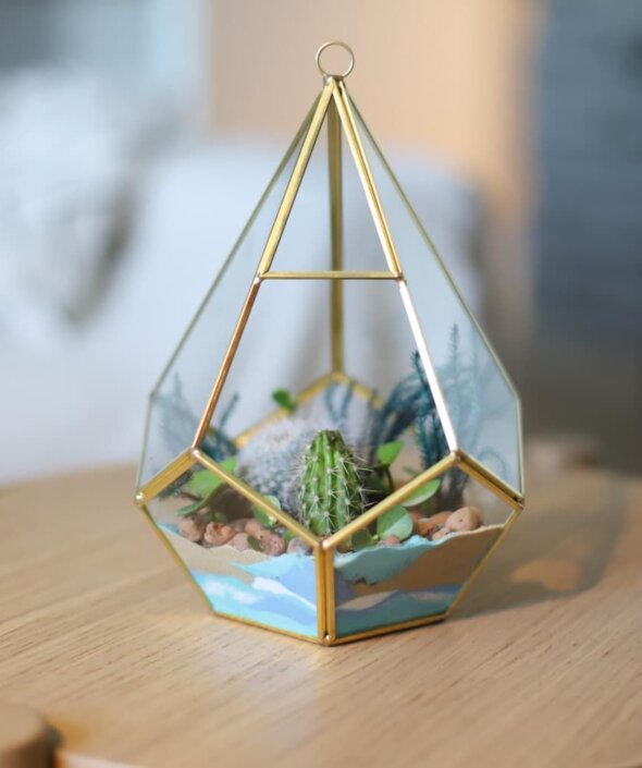 Флорариум для дома в морском стиле №1383