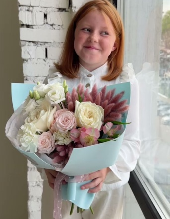 Нежный сборный букет №1777