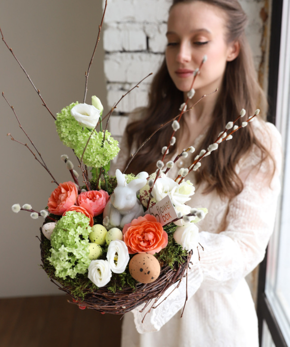 Пасхальная композиция в гнезде №2148