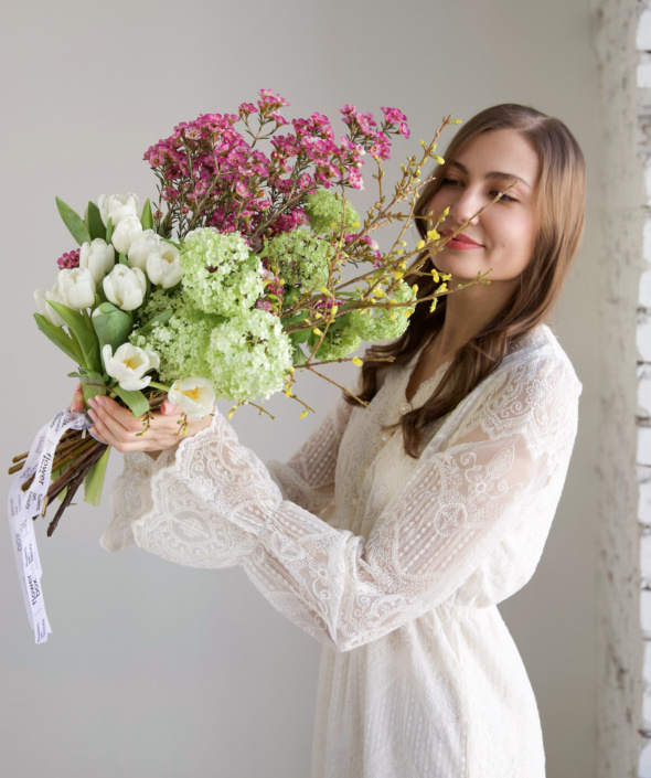 Весенние цветы в ленту №2138