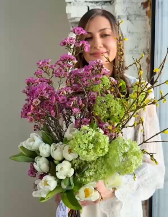 Весенние цветы в ленту №2138