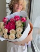 Яркий букет микс кустовых роз №1957