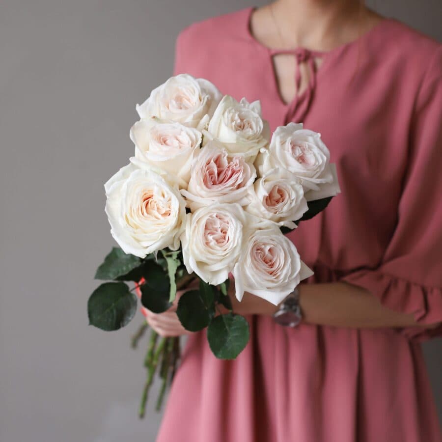 Пионовидные розы в ленту (9 шт) №1027 - Фото 1
