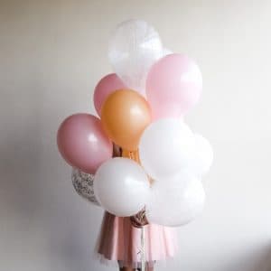 Воздушные шары в персиковой гамме (15 шт) №286 - Фото 4