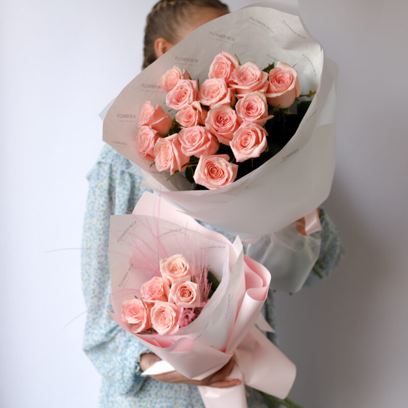 Букеты из роз для мамы и дочки №1920 - Фото 47