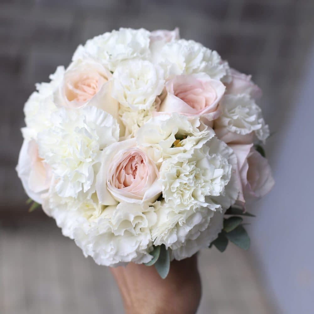Свадебный букет с пионовидными розами №968 - Фото 1