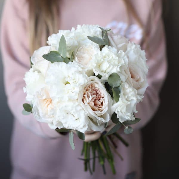 Букет невесты с пионовидными розами №949 - Фото 413