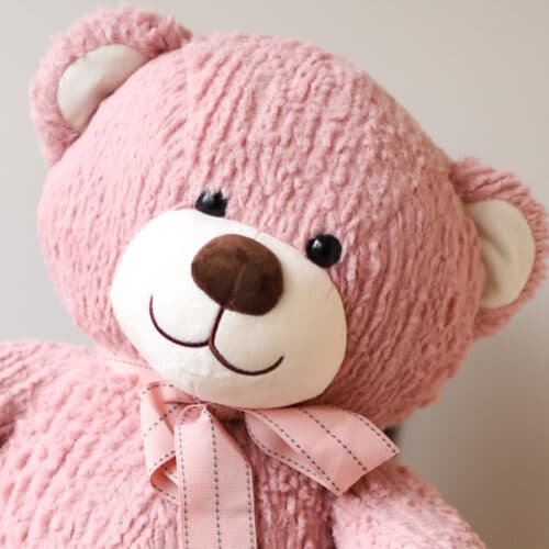 Мягкая игрушка - Мишка розовый №1450 - Фото 10