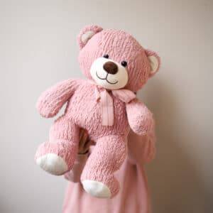 Мягкая игрушка - Мишка розовый №1450 - Фото 3