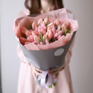 Нежные тюльпаны c сухоцветами №1598 - Фото 3