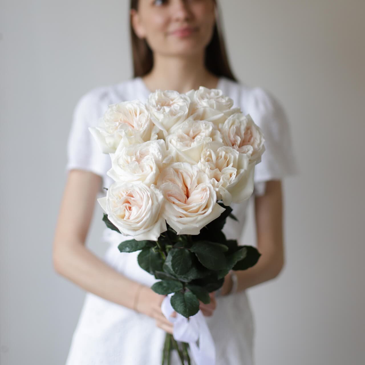 Пионовидные розы в ленту (9 шт) №1027 - Фото 18
