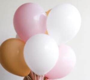Воздушные шары в персиковой гамме (7 шт) №287 - Фото 5
