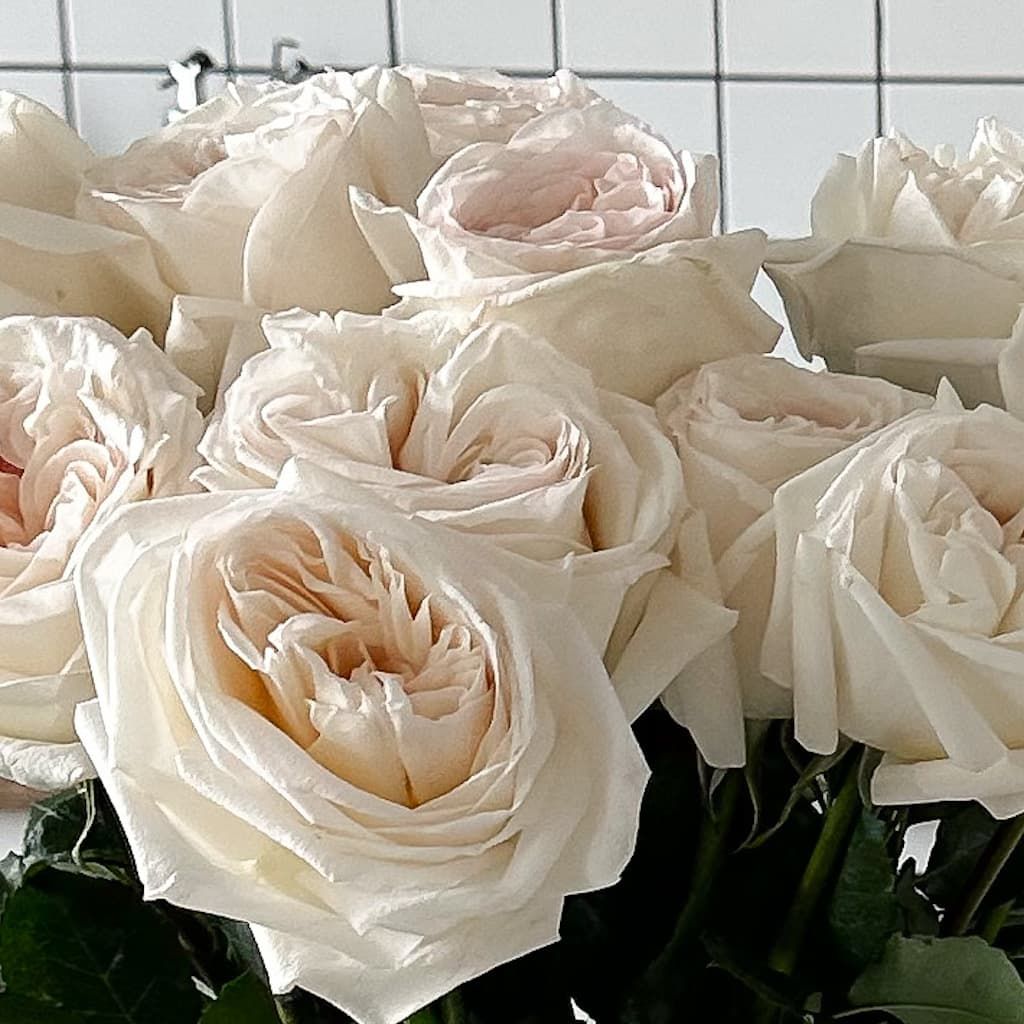 Ваза с пионовидными розами №1620 - Фото 2
